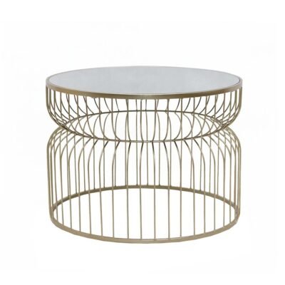 ILLUMINE 56 COFFEE TABLE ΧΡΥΣΟ 56x56xH40cm