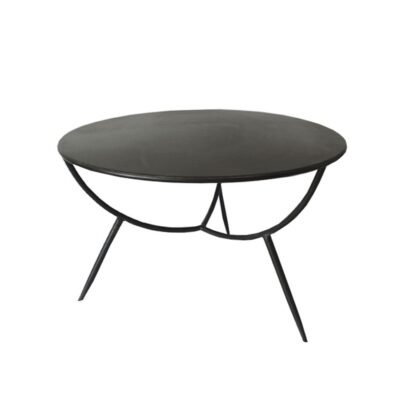 FACTORY COFFEE TABLE ΜΑΥΡΟ 75x75xH50cm