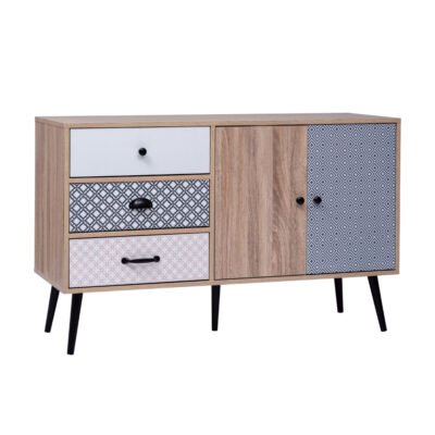 EZRA ΜΠΟΥΦΕΣ SONOMA ΜΕ PATTERN 120x40xH75cm