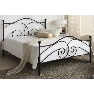 JENA ΚΡΕΒΑΤΙ (ΓΙΑ ΣΤΡΩΜΑ 150x200cm) RUSTY 212x158xH118,5cm