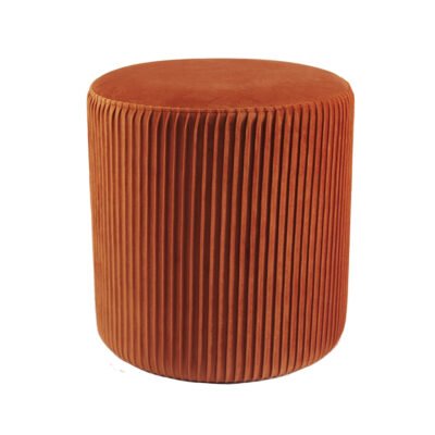 PLISSE ΣΚΑΜΠΩ RUST RED 38x38xH40cm