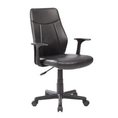 WORK ΚΑΡΕΚΛΑ ΓΡΑΦΕΙΟΥ ΜΑΥΡΟ 59x57xH99cm