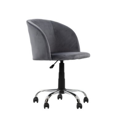 RONDO ΚΑΡΕΚΛΑ ΓΡΑΦΕΙΟΥ ΓΚΡΙ 54,5x59,5xH79-88cm