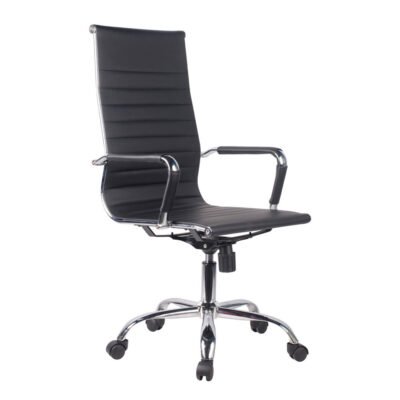 CAROL ΠΟΛΥΘΡΟΝΑ ΓΡΑΦΕΙΟΥ ΜΑΥΡΟ 53x63,5xH110cm