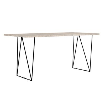 MATRIX ΓΡΑΦΕΙΟ EUREKA SONOMA ΜΑΥΡΟ 160x80xH74cm