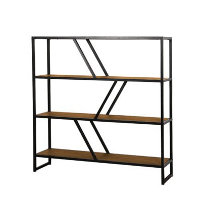 GAZZETTA ΒΙΒΛΙΟΘΗΚΗ ΧΑΜΗΛΗ ΚΑΡΥΔΙ ΜΑΥΡΟ 120x30xH120cm