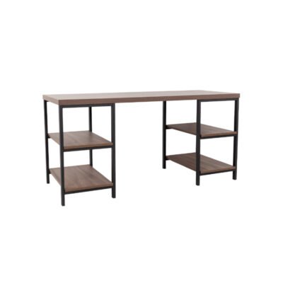 DOS ΓΡΑΦΕΙΟ 4ΡΑΦΙΑ ΚΑΡΥΔΙ ΜΑΥΡΟ 150x60xH72cm