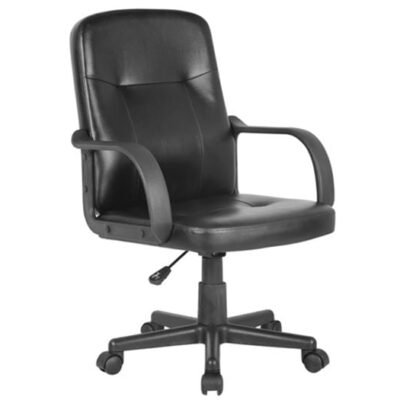 BF1300 Πολυθρόνα Γραφείου PU Μαύρο