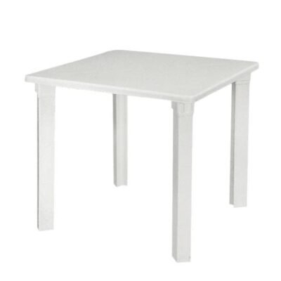 NETTUNO Τραπέζι Dining Κήπου- Βεράντας, PP Άσπρο