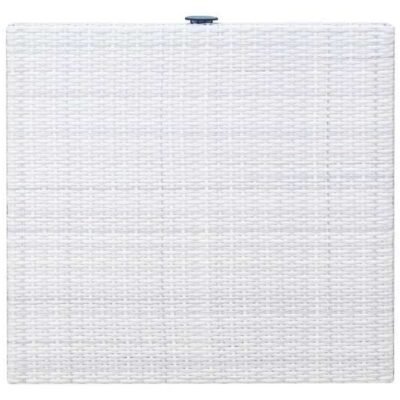 WICKER TOP Επιφάνεια Τραπεζιού Alu/Wicker Ice White/Γυαλί